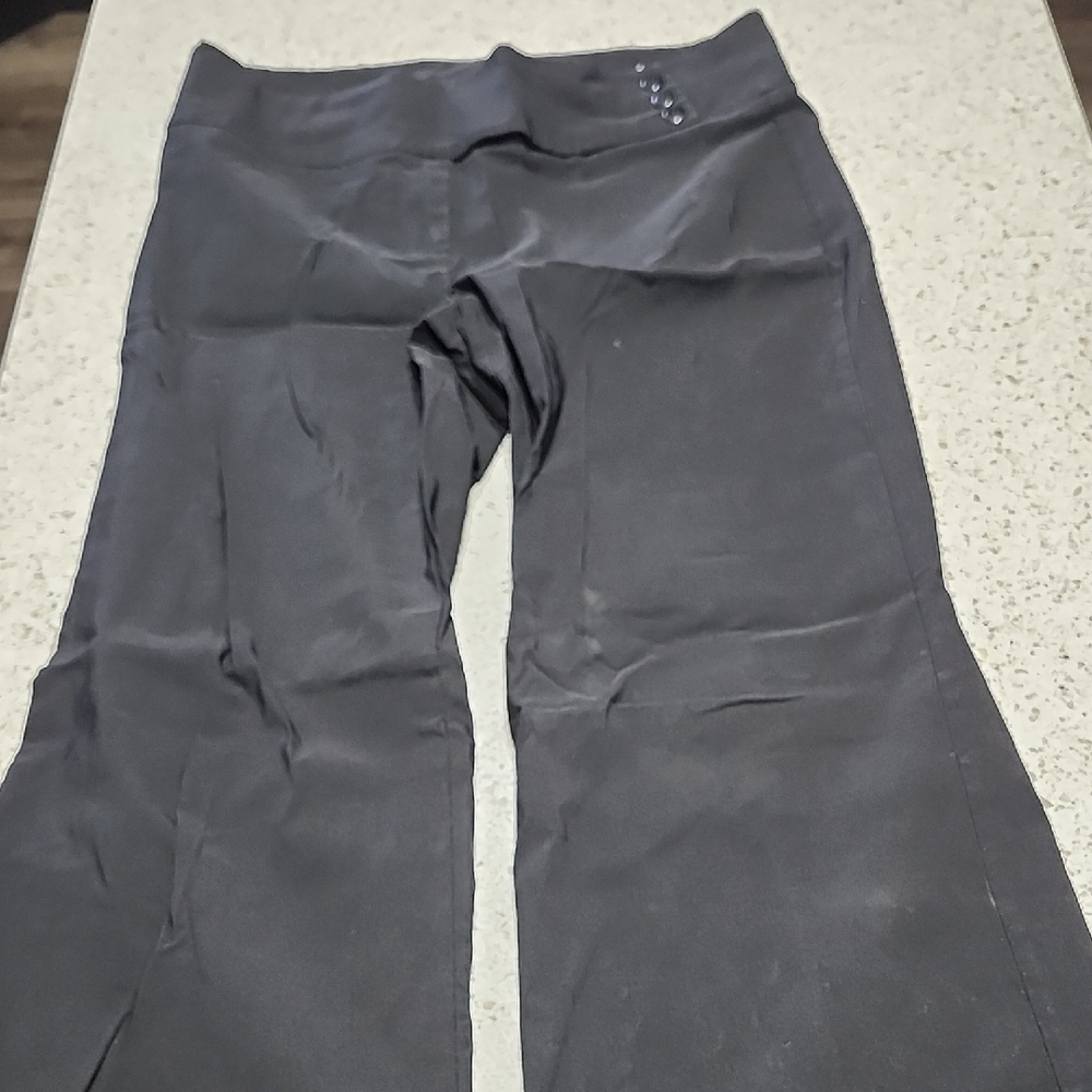 Ricki's Charcoal Trousers with Button Accents